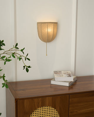 Griswold Applique Murale en Toile de Lin Naturel