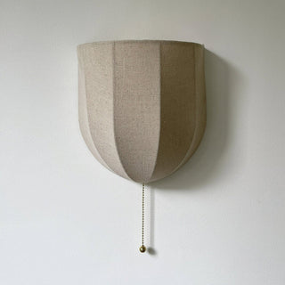 Griswold Applique Murale en Toile de Lin Naturel