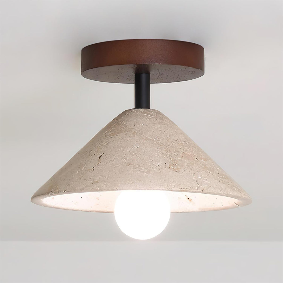 Valorian Plafonnier en Travertin Beige