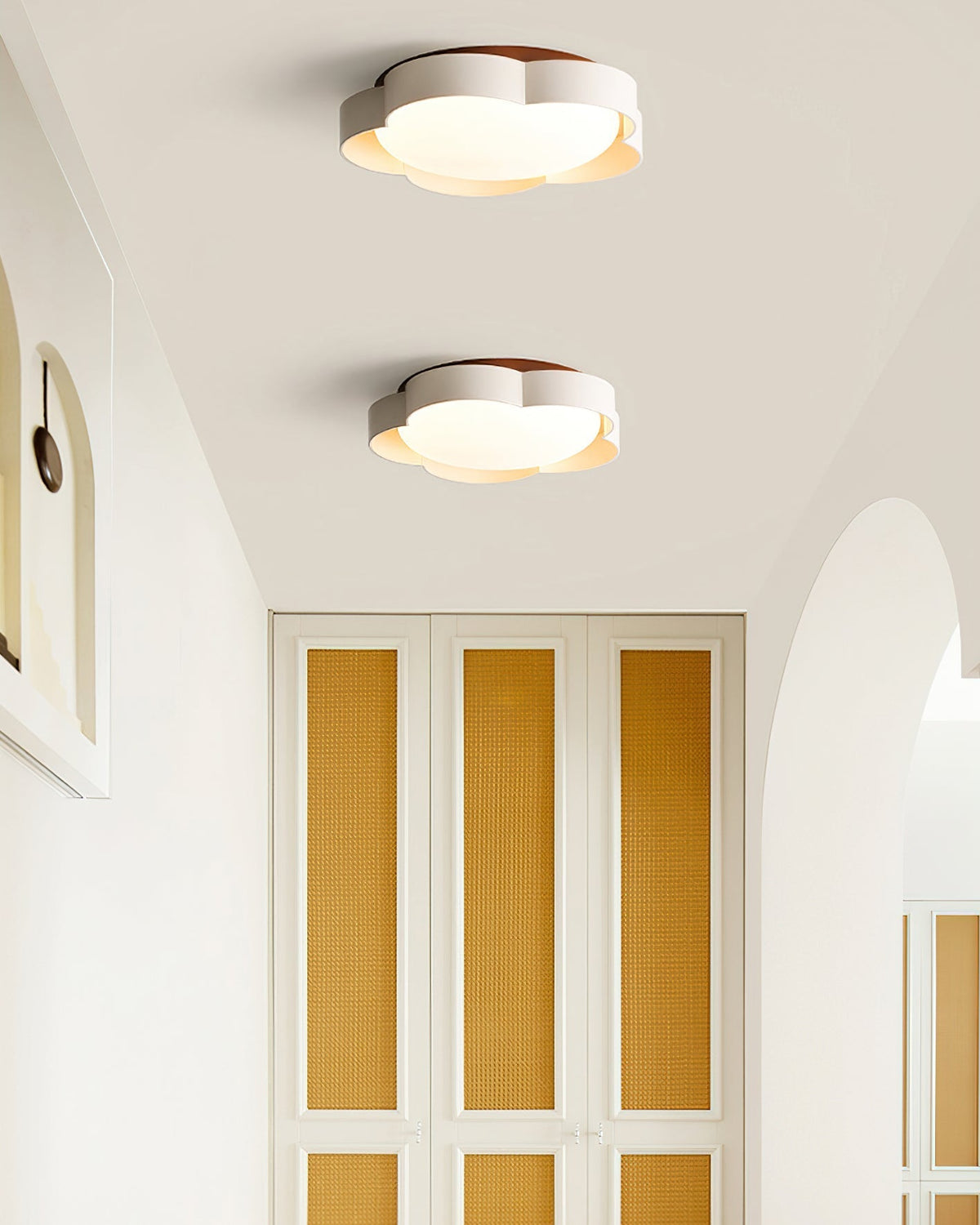 The lamp's organic silhouette inspired by a sika deer.