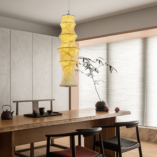 Elraeor Stratifié Mûrier Soie Suspension Lumière