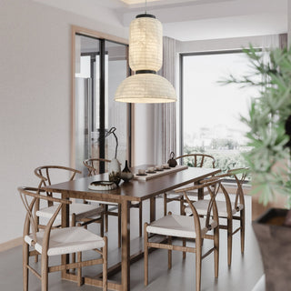 Uldoror Suspension en Soie Style Art Moderne Traditionnel