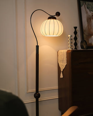 Devenor Lampadaire en Bois de Soie