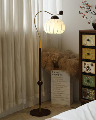 Devenor Lampadaire en Bois de Soie