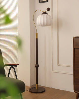 Devenor Lampadaire en Bois de Soie