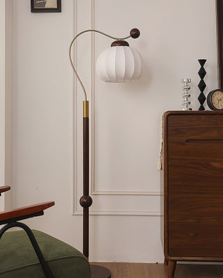 Devenor Lampadaire en Bois de Soie