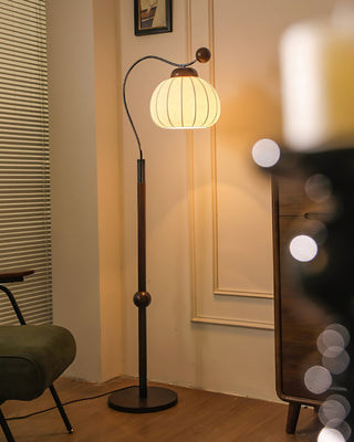 Devenor Lampadaire en Bois de Soie