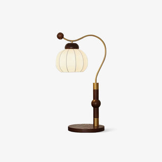 Zyran Lampe de Table en Bois Rétro