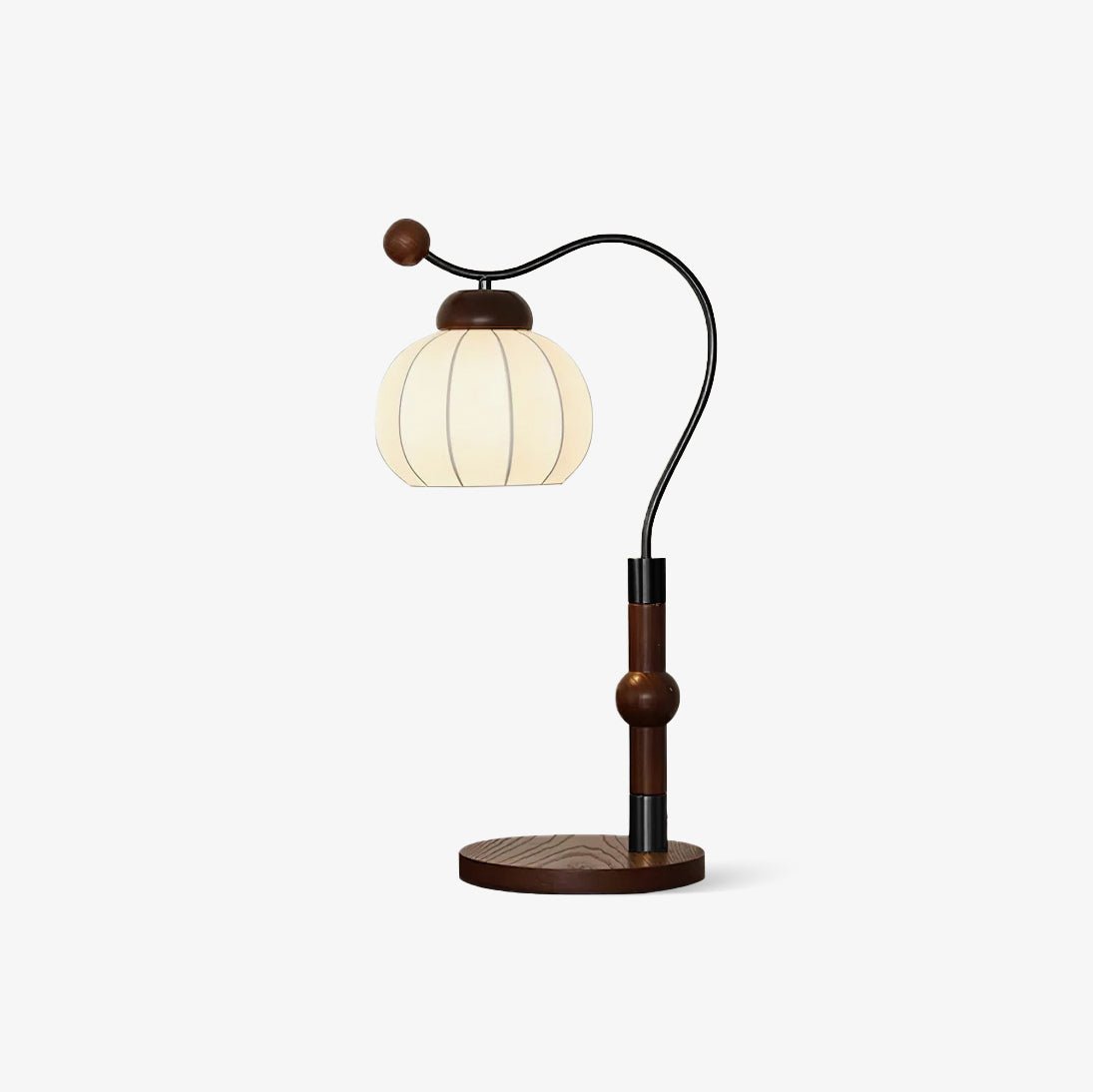 Zyran Lampe de Table en Bois Rétro