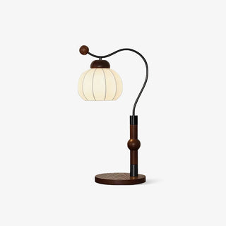 Zyran Lampe de Table en Bois Rétro