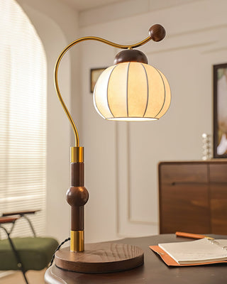 Zyran Lampe de Table en Bois Rétro