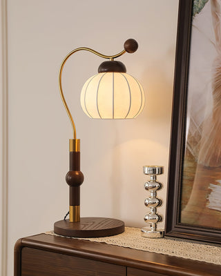 Zyran Lampe de Table en Bois Rétro
