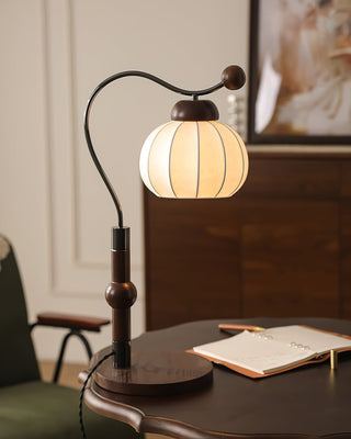 Zyran Lampe de Table en Bois Rétro