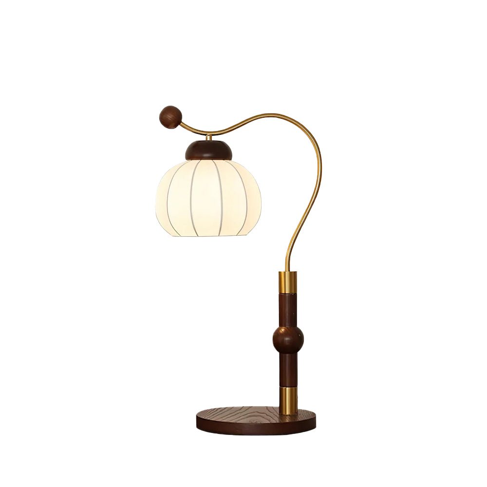 Zyran Lampe de Table en Bois Rétro