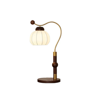 Zyran Lampe de Table en Bois Rétro