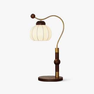 Zyran Lampe de Table en Bois Rétro