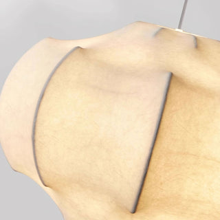 Silken Lotus Silk Pendant Lamp-Neutral Decor