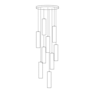 Nyxara Suspension Cluster Albâtre-Luire