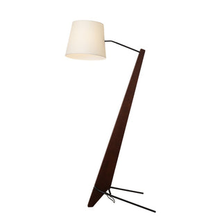 Vyran Lampadaire en Bois Et Tissu