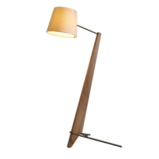 Vyran Lampadaire en Bois Et Tissu