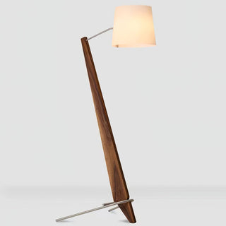 Vyran Lampadaire en Bois Et Tissu