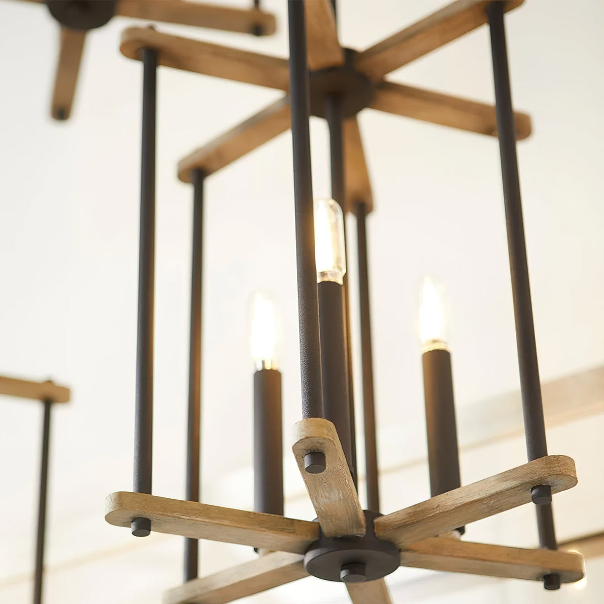 Nynora Suspension Métallique Industrielle Vintage