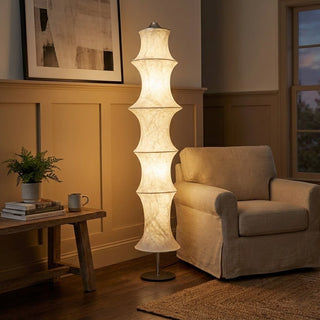 Silvara Cocoon Floor Lamp-Neutral Decor