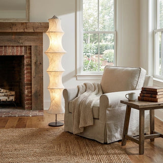 Silvara Cocoon Floor Lamp-Neutral Decor