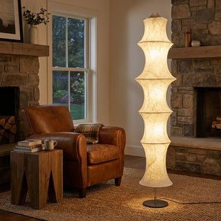 Silvara Cocoon Floor Lamp-Neutral Decor