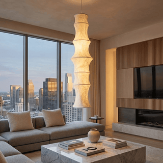Silvara Cocoon Pendant Lamp-Neutral Decor