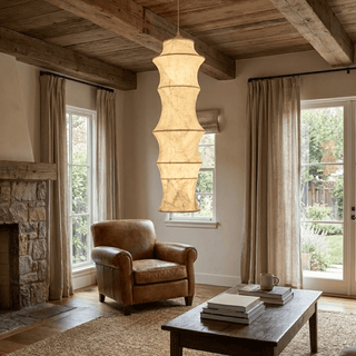 Silvara Cocoon Pendant Lamp-Neutral Decor