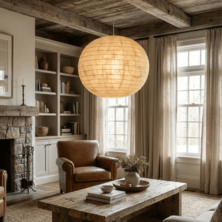 Silvara Lunar Globe Pendant Lamp-Neutral Decor