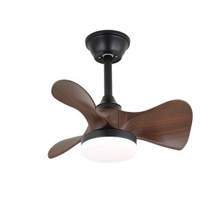 Plafonnier Ventilateur Arden Minimaliste en Bois Noir