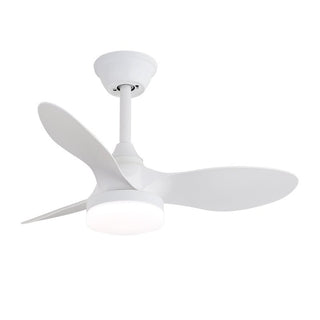 Plafonnier Ventilateur Arden Minimaliste en Bois Noir