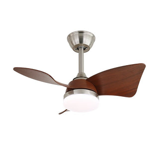 Plafonnier Ventilateur Arden Minimaliste en Bois Noir
