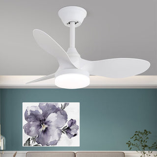 Plafonnier Ventilateur Arden Minimaliste en Bois Noir