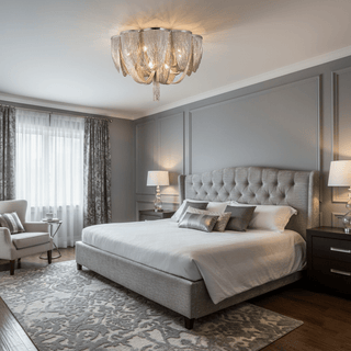 Chain Tassel Ceiling Light-Neutral Decor