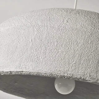 Avi Moderne LED Lustre Argent Polystyrène Métal Salon Salle à Manger