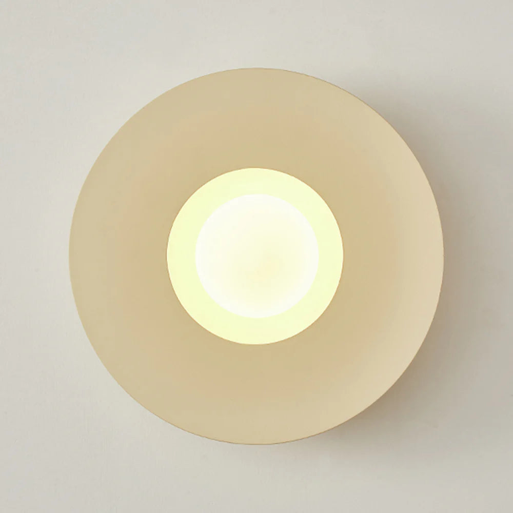 Arisha Moderne LED Intérieur Applique Murale Café Laiteux Verre Salon
