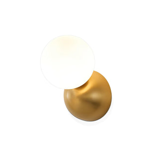 Lysola Sphère Verre Laiton Applique Lumière