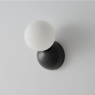 Lysola Sphère Verre Laiton Applique Lumière