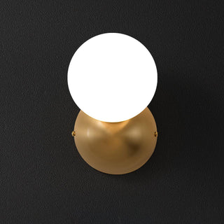 Lysola Sphère Verre Laiton Applique Lumière