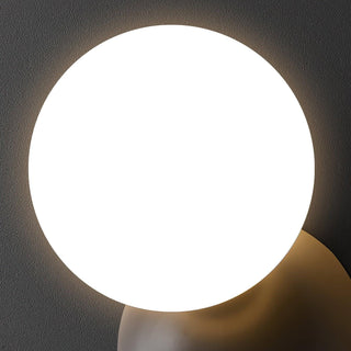 Lysola Sphère Verre Laiton Applique Lumière