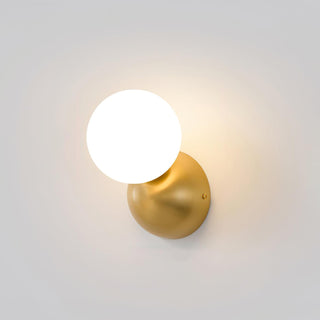 Lysola Sphère Verre Laiton Applique Lumière