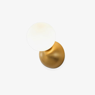 Lysola Sphère Verre Laiton Applique Lumière