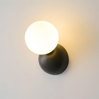Lysola Sphère Verre Laiton Applique Lumière
