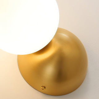 Lysola Sphère Verre Laiton Applique Lumière
