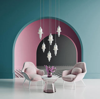 Calaeus Suspension en Verre Art Nordique pour Salon