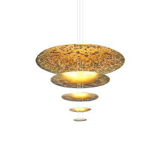 Zathaara Suspension Feuilles Or Étagées