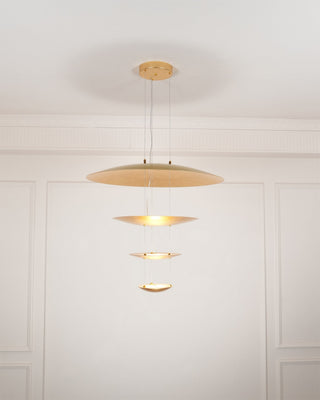 Erliris Suspension Métallique de Luxe Postmoderne